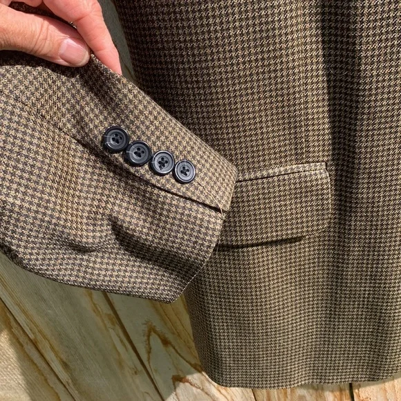 Oscar de la Renta tweed wool blazer 39R